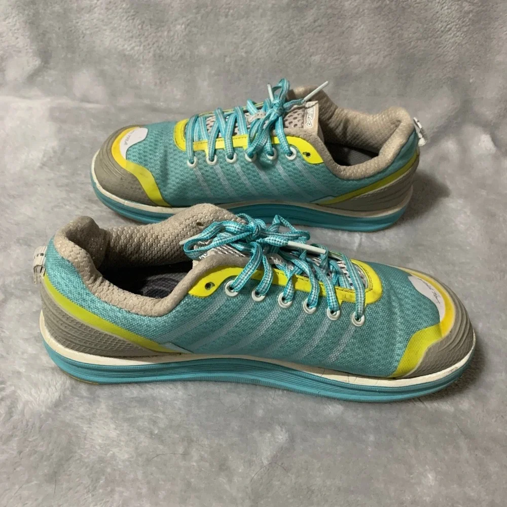 Altra Athletic Shoes Women's Teal Yellow US 9.5 Zero Drop Mesh Running